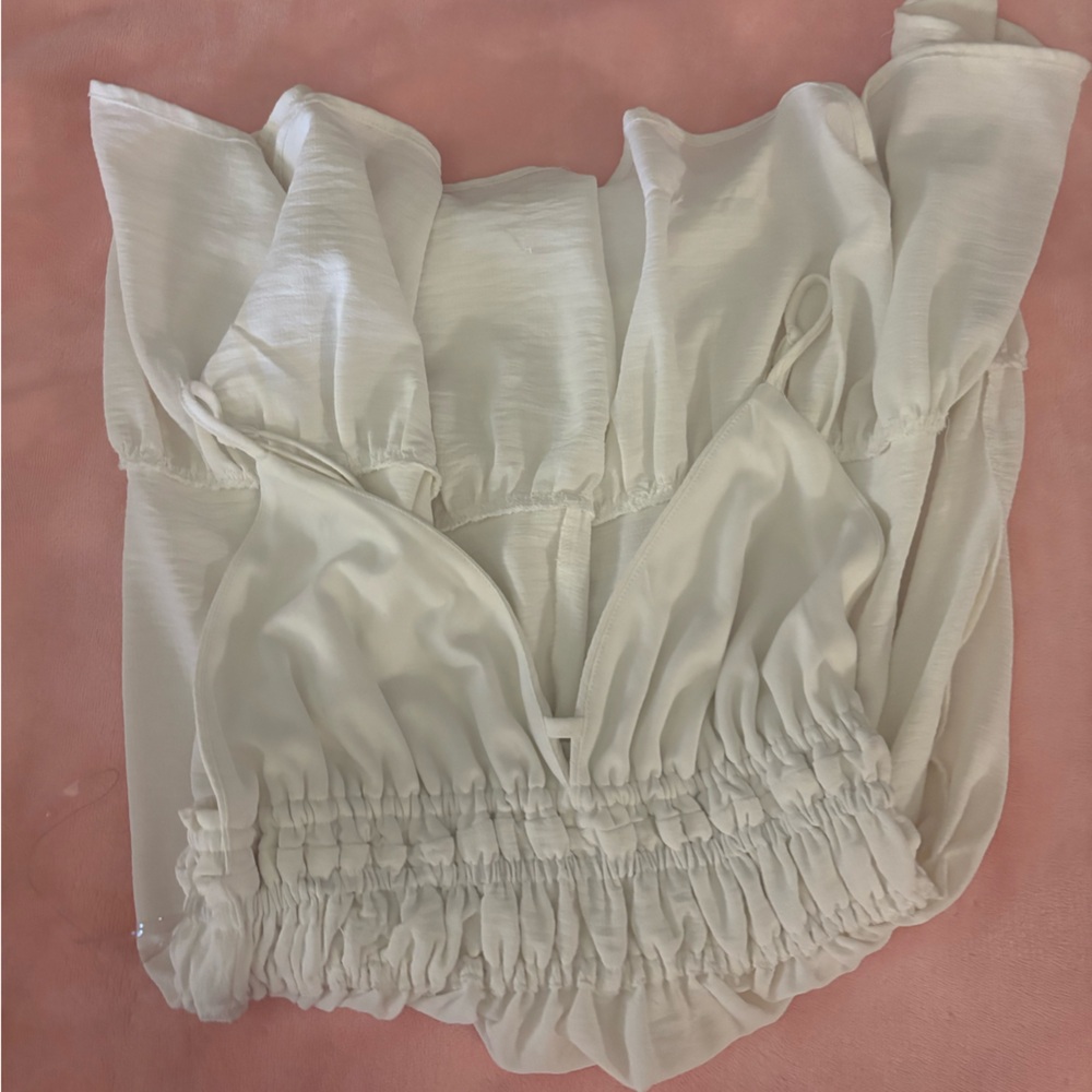 Inspired Hearts Cream A-Line Skirt